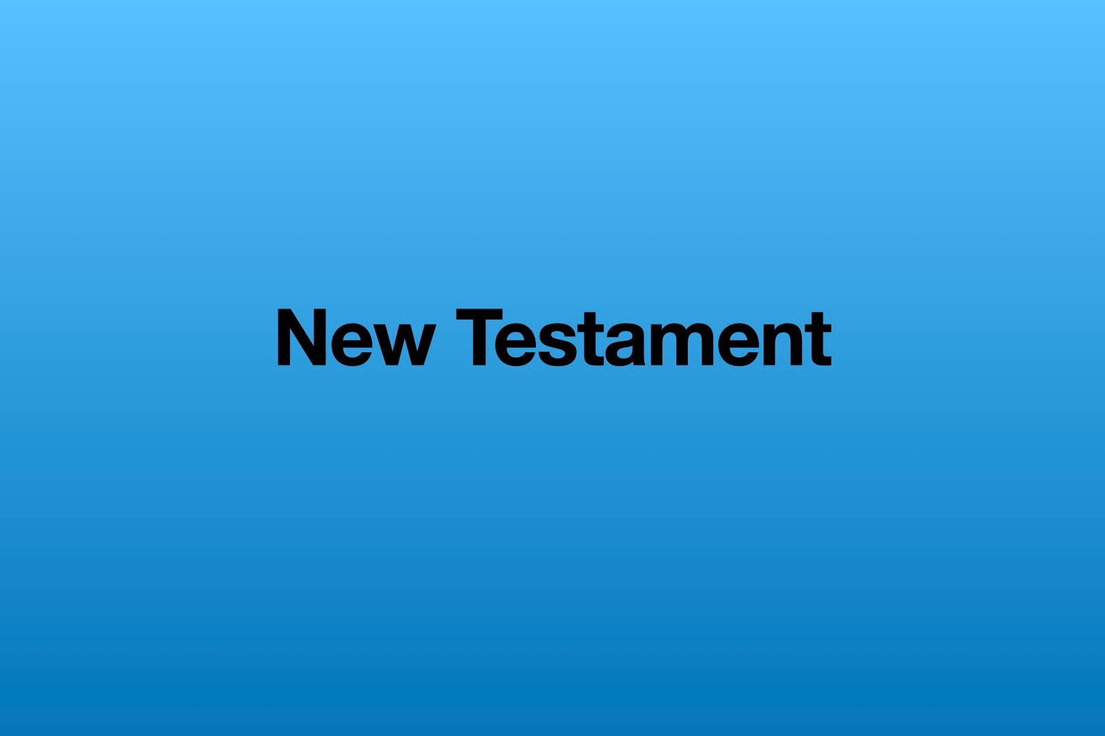 New Testament book ist